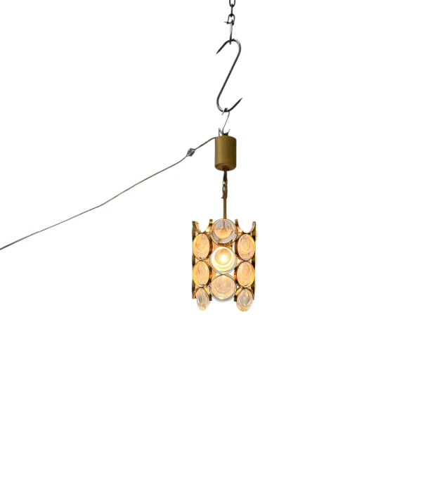 Hollywood Regency Pendant Lamp by Gaetano Sciolari for Palwa Germany, 1970s